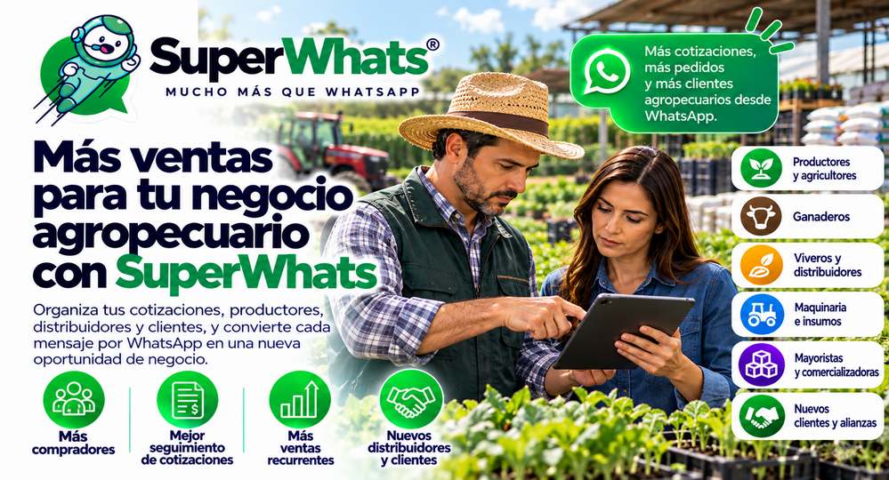 🌾 Agricultura, Viveros y Negocios Agropecuarios