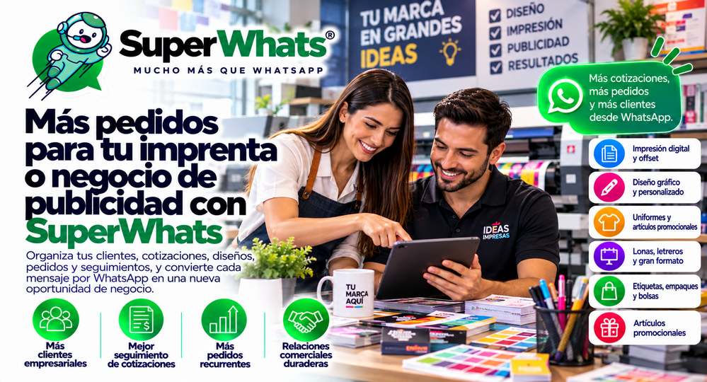🖨️ Imprentas, Empresas de Publicidad y Artículos Promocionales